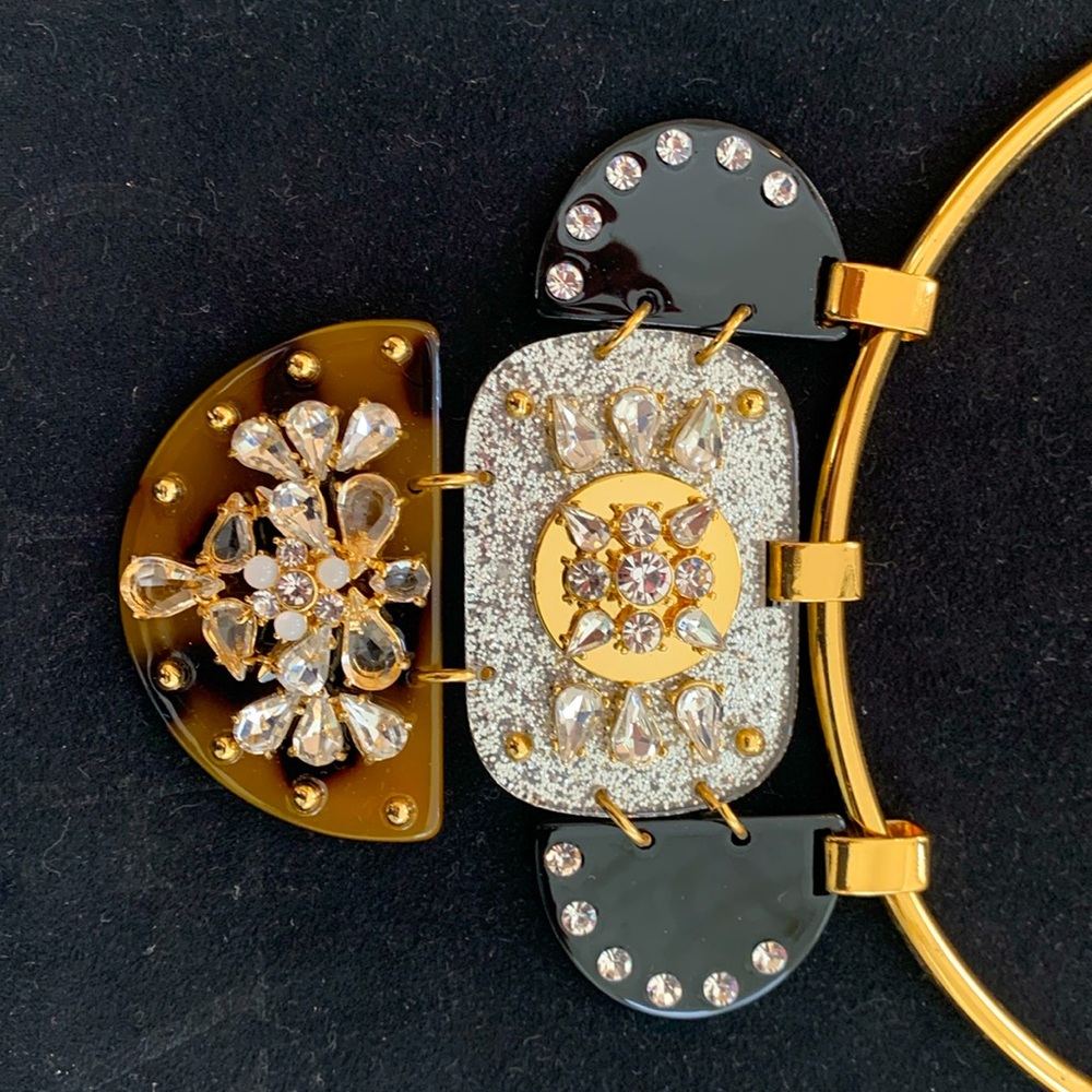 J Crew estate statement jeweled necklace
